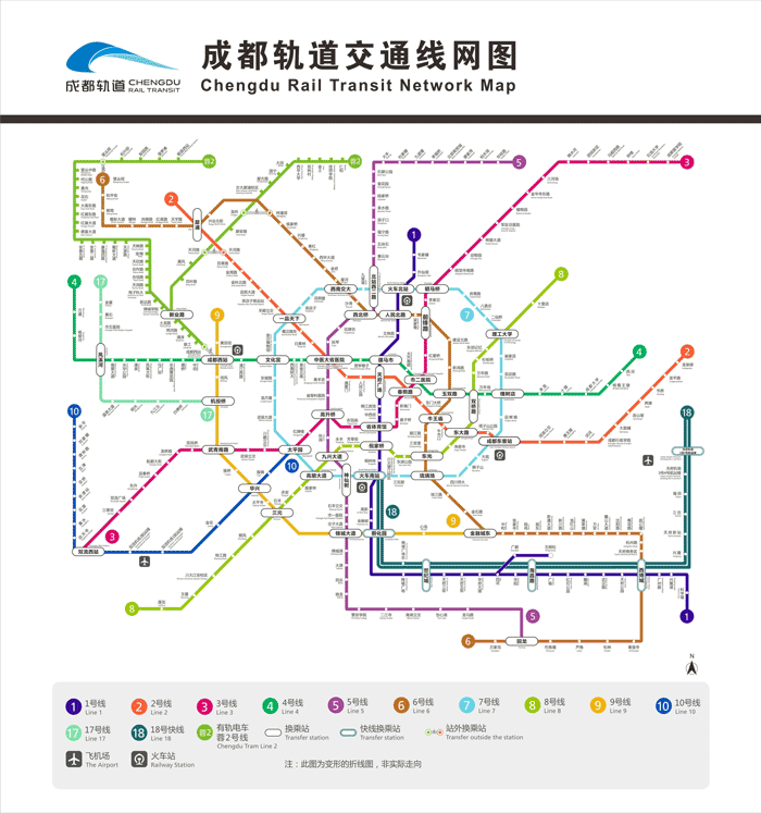 成都地铁线路图，成都地铁线路图高清版 2022版